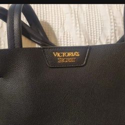 NEW Black Victoria Secret Bag  with Fringes.