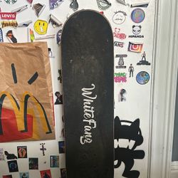 White fang Skateboard 8.25 Inch Popsicle Deck 