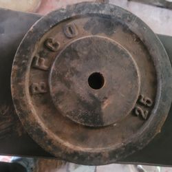 Two 25 Lbs Plates