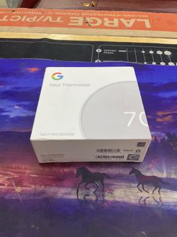 Brand New Google Nest Thermostat Complete In Box