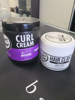 Rolda curl cream and hair clay