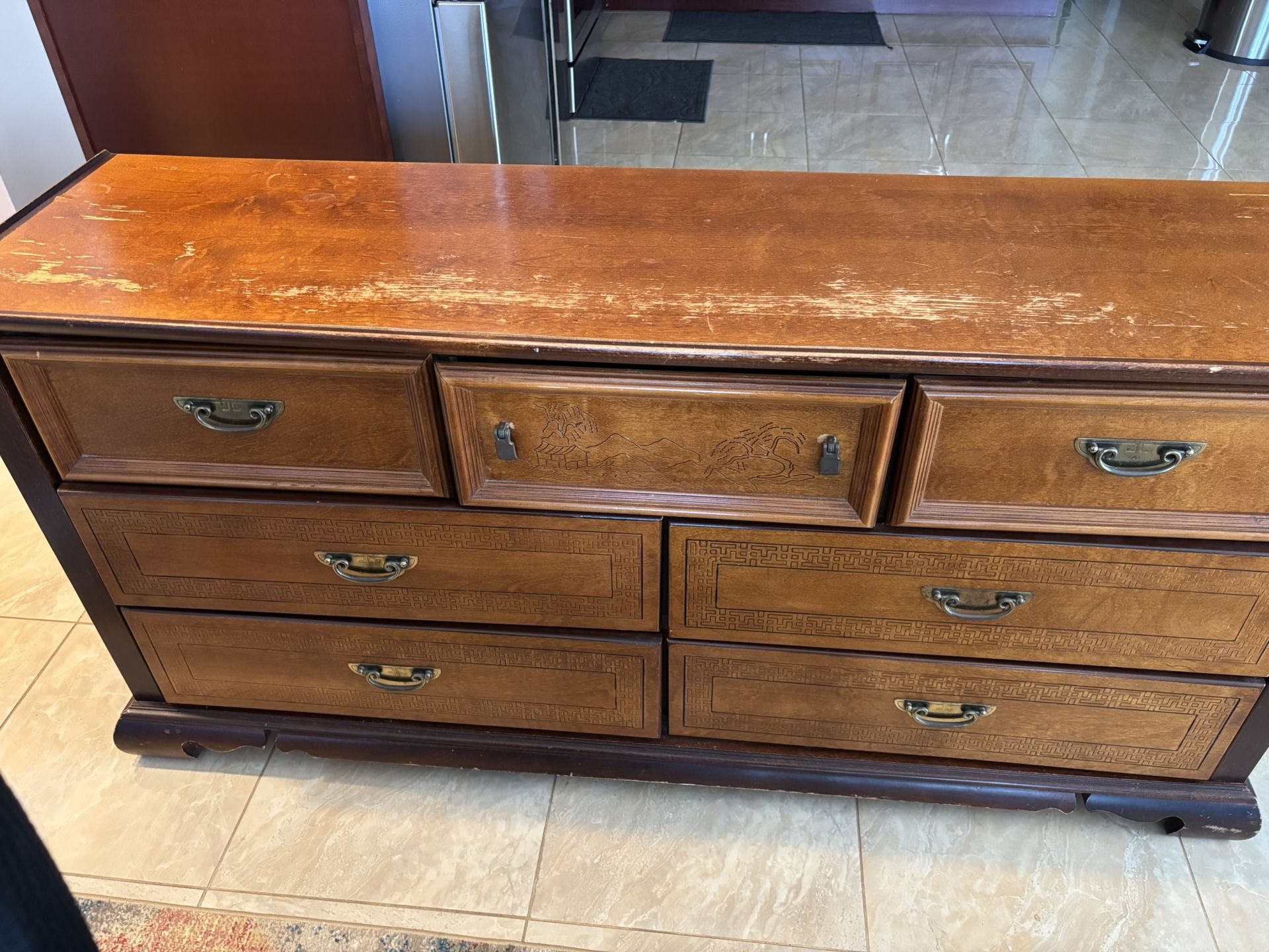 Beautiful Wood Dresser