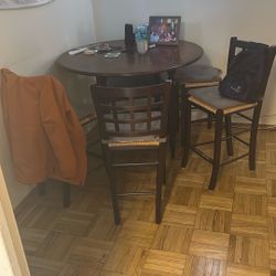 Collapsible Table With 4 Chairs