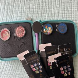 2 Pins Disney Princess Locket Set