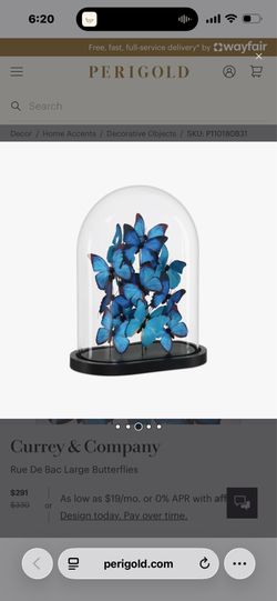 PERIGOLD Rue De Bac Large Butterflies