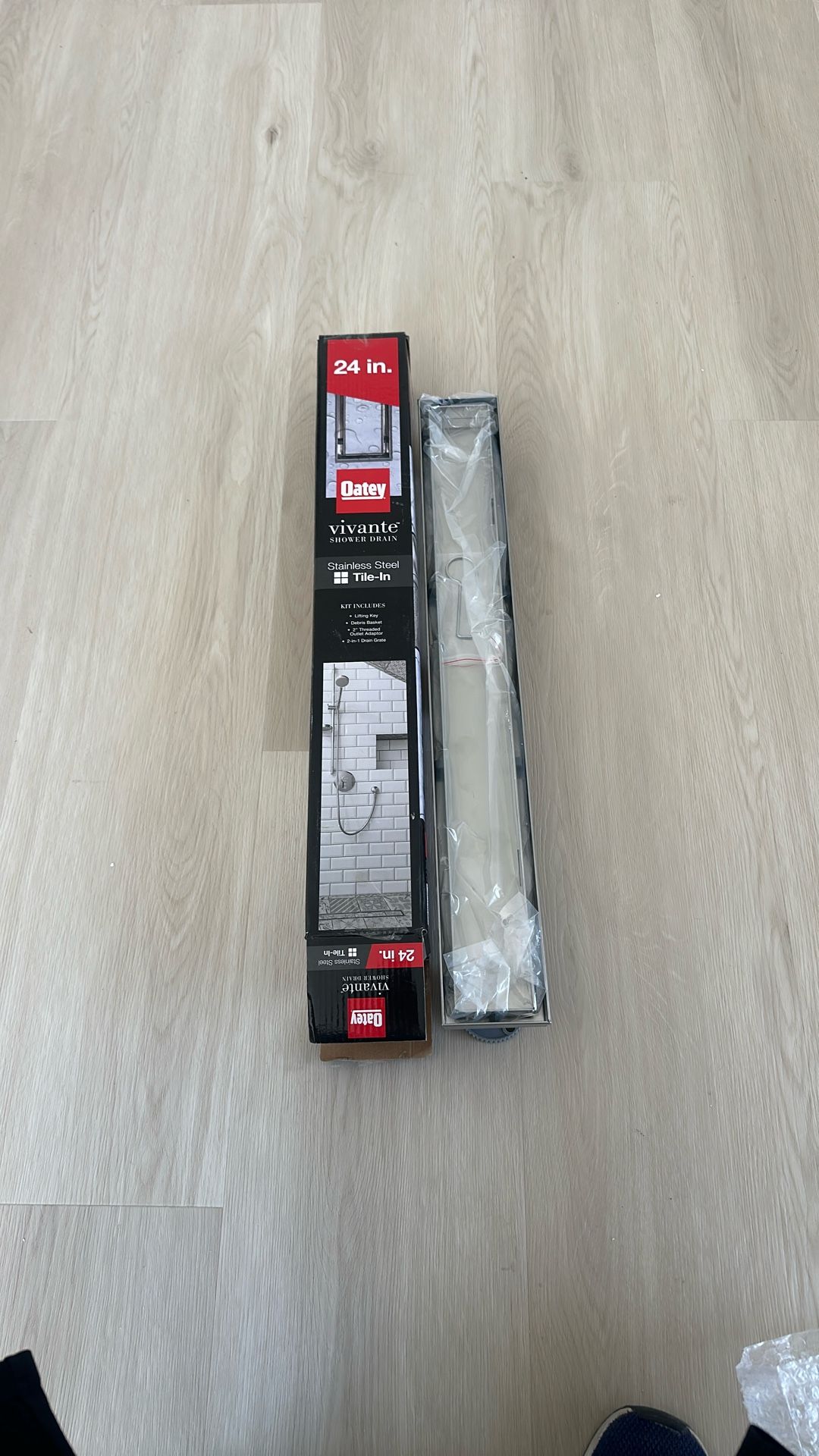24” Shower Drain