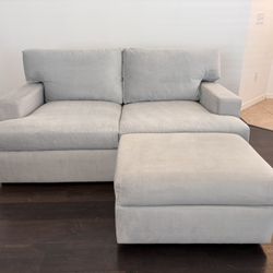 Bernhardt Grey Couch