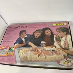 Vtg Electronic Mall Madness Board Game 1989 Milton Bradley Complete