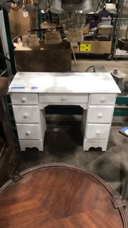 Vintage Wooden Desk w/ Painted Finish