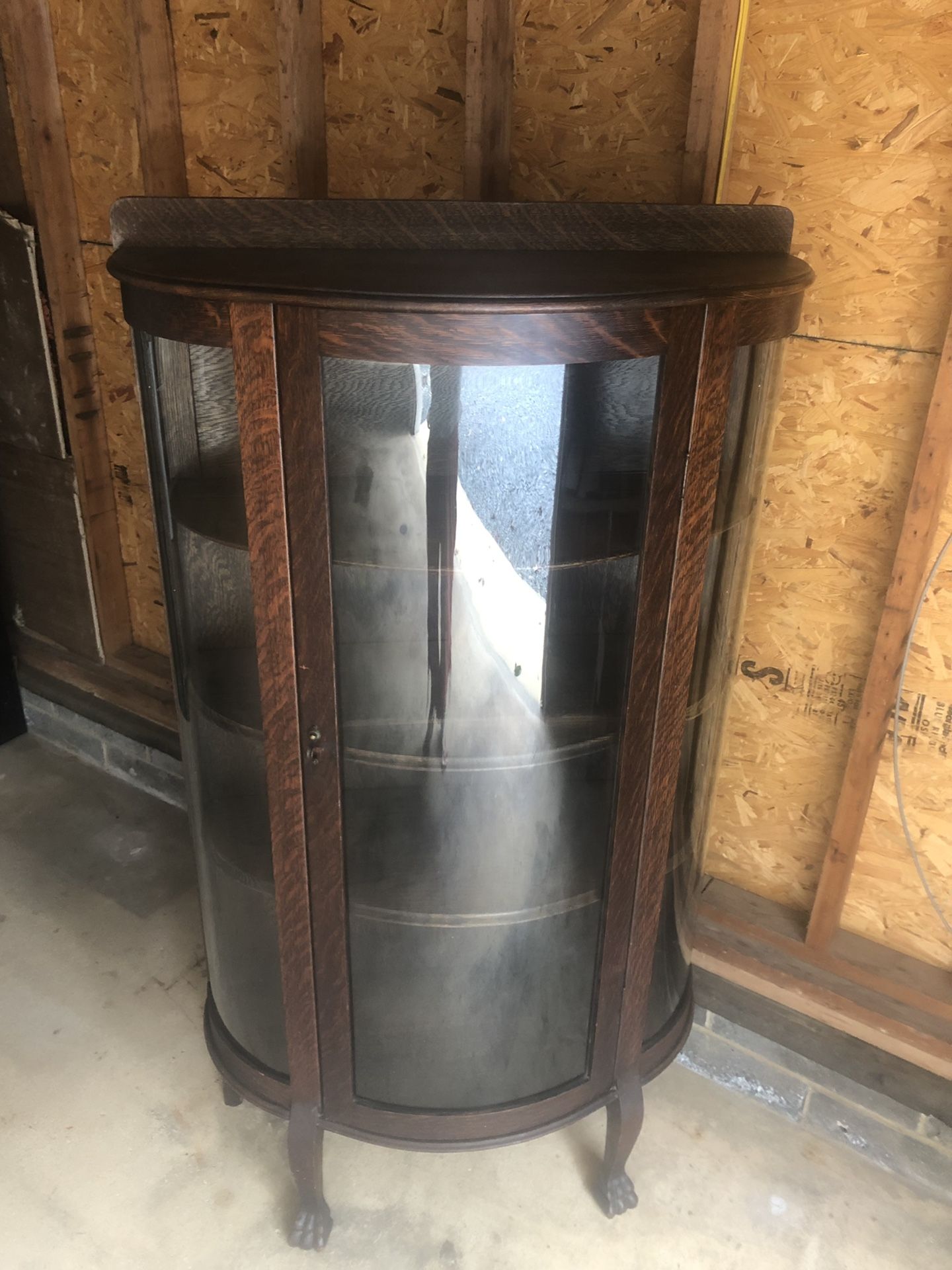 Oak China Closet