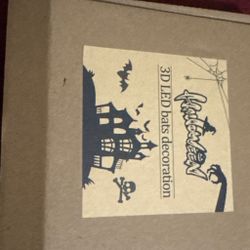 Halloween 3D LED Bats Decoration