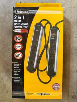 2 in 1 metal split surge protector