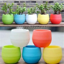 Mini Flower Pot Cactus Flower Pots Desktop Flower Pots Manual Child Toy