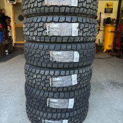 (6) - LT245/75/17 Crossmax AT-1 Tires