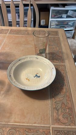Dish And Glass