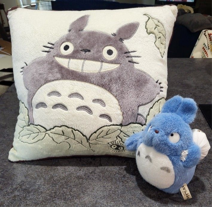 Totoro Pillow And Plushie