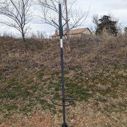 Metal Coat Rack With Umbrella Holder 