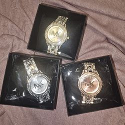 Brand New Michael Korse Watches 3 Different Colors 