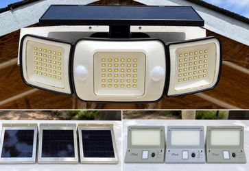 4 solar outdoor lights