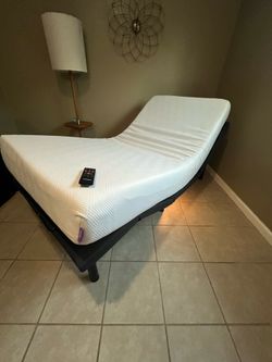 Purple Flex Twin XL Mattress with Remote Adjustable Base