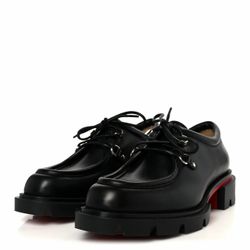CHRISTIAN LOUBOUTIN Calfskin Our Georges Mens Loafers size 43.5