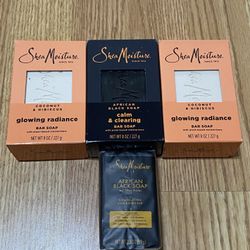 4 SheaMoisture Bar Soap