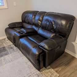 Leather Recliner Couch (OBO)