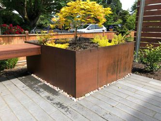 Custom Steel Planter Beds