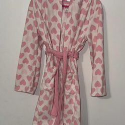 Carter's Pink Heart Hooded Robe