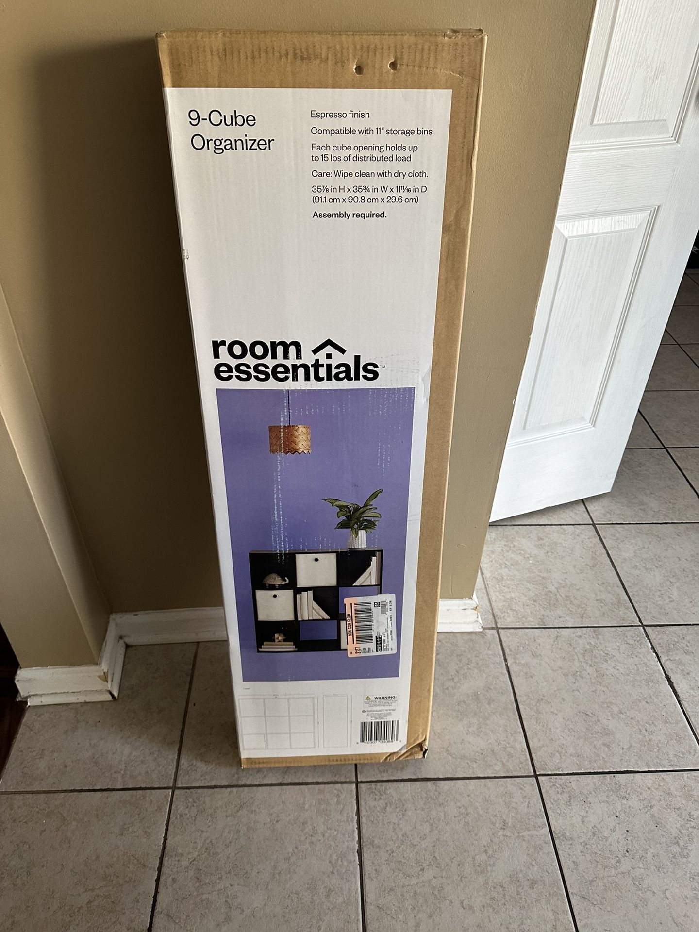 9 Cube Shelf - New In Box