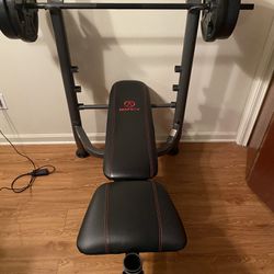 Weight Bench And 125lbs