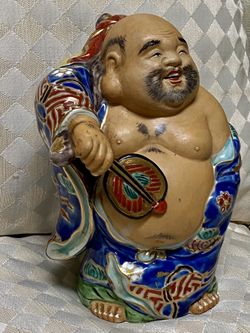 Vintage Japanese Porcelain Buddha