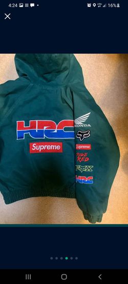Supreme honda fox racing puffy jacket size M for Sale in Riverside