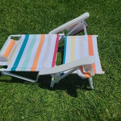 Beach Chair,lay Flat , Adjustable Positions 