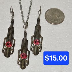 Necklace And Earrings Set