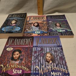 V.C.Andrews VTG 1999 "The Wildflower "series paperback Books,5 book series 