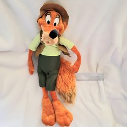 DISNEY SPLASH MOUNTAIN BRE FOX 17" PLUSH DISNEYLAND DOLL WITH TAGS--PRICE IS FIRM