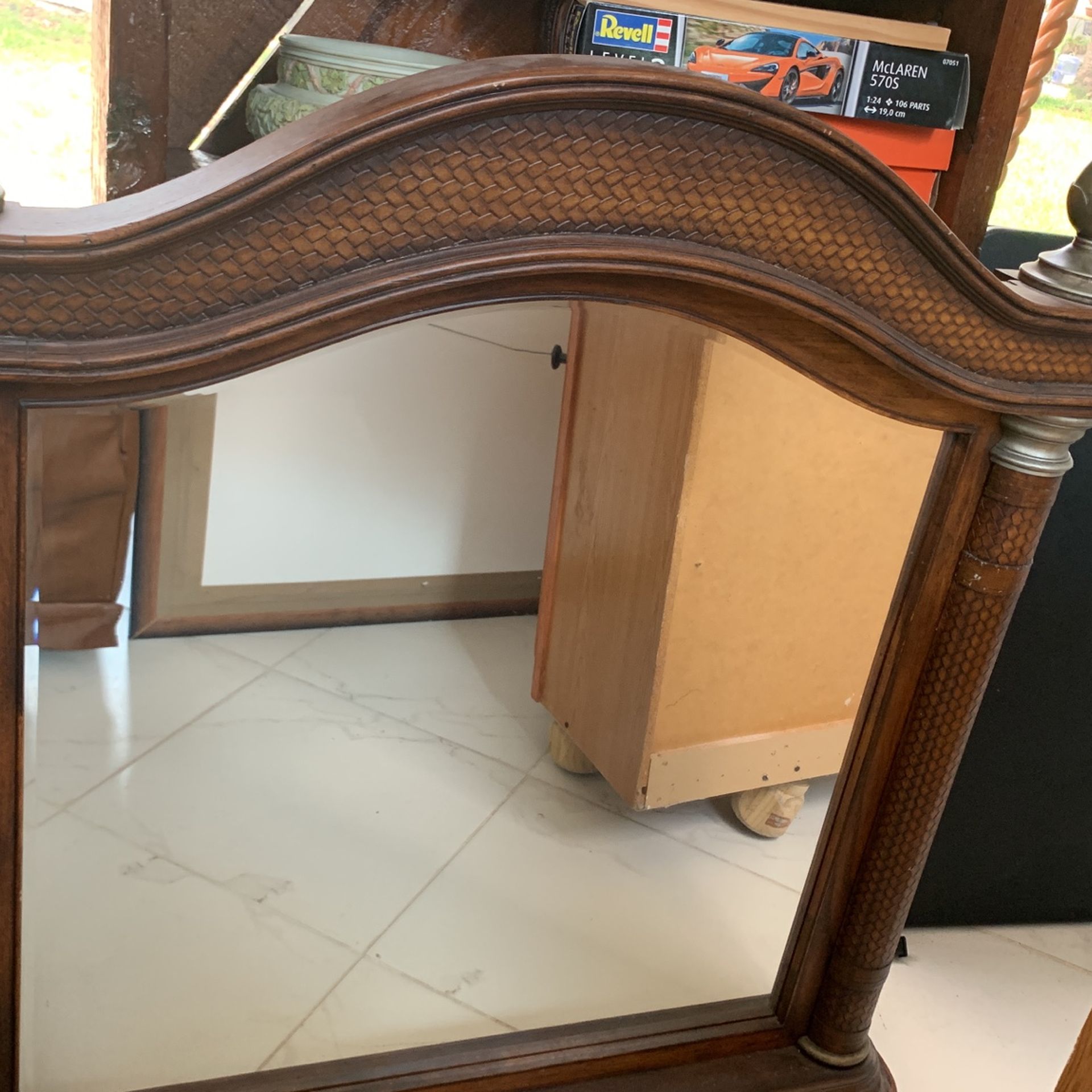 Antique Mirror Dresser