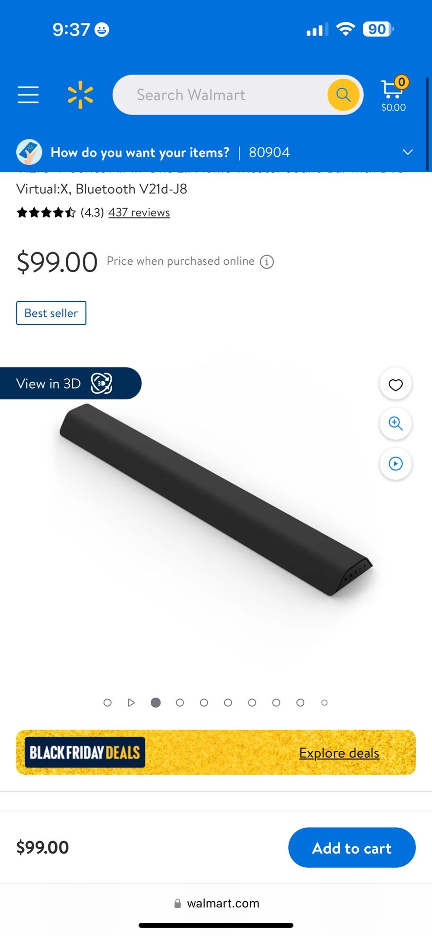 Vizio 2.1 Bluetooth Soundbar Come With Remote And Barley Used