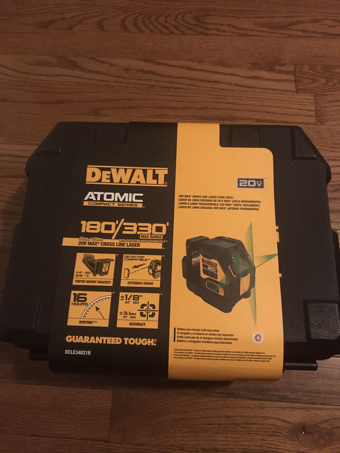 Dewalt 20v Max Crossline Laser autoMic Compact Series 