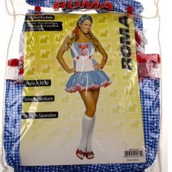 Roma Dorothy Babe Sexy Halloween Costume Wizard of Oz Dress 4052 Small/Medium

