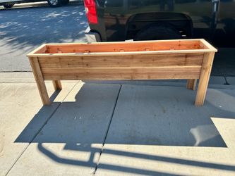 6ft Cedar planter boxes