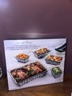 5 Piece Ceramic Bakeware Set