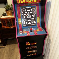 Ms. Pac-Man Arcade 1Up Arcade Game With Stand