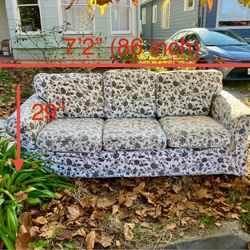 Free floral ikea couch