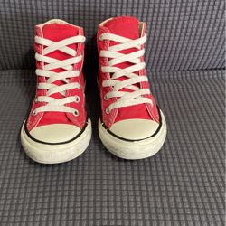 Kids Red Converse 11.5