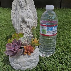 11 Inches Virgin Planter Virgen Maceta Mother's Day Día De Las Madres