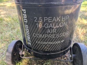 2.5 HP 10 gallon air compressor