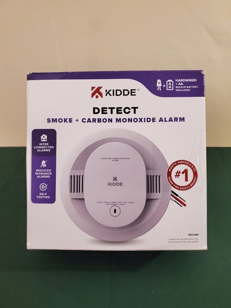 KIDDE - Detect - Smoke & Carbon Monoxide Alarm - Modern 5" - Brand New!