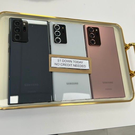 📱Powerful Samsung Galaxy Note 20 Ultra 5G 💸$5 Down Available